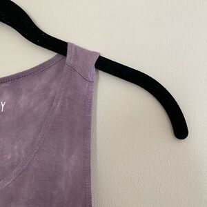 Purple Tie Dye Tank Top